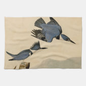 Audubon Belted Kingfisher Wildlife Bird Theedoek (Horizontaal)