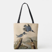 Audubon Belted Kingfisher Wildlife Bird Tote Bag (Achterkant)