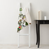 Audubon Bird Collage Wildlife Sherpa Blanket Deken (In situ)
