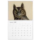 Audubon Bird Head 18 Maand Kalender (Jan 2026)