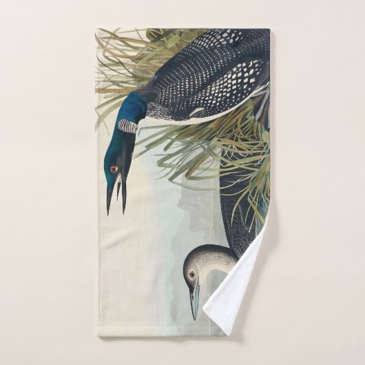 Audubon Bird Loon Diver Classic Bad Handdoek (Handdoek)