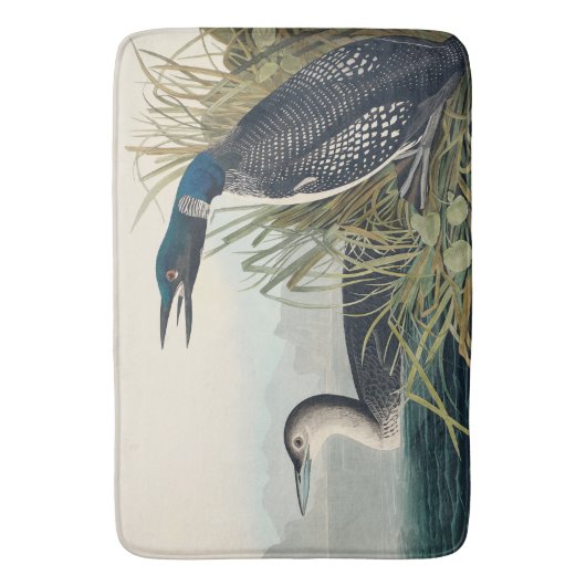 Audubon Bird Loon Diver Classic Badmat (Voorkant Verticaal)