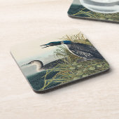 Audubon Bird Loon Diver Classic Bier Onderzetter (Linkerzijde)