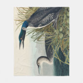 Audubon Bird Loon Diver Classic Fleece Deken (Voorkant)