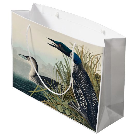Audubon Bird Loon Diver Classic Groot Cadeauzakje (Achterkant Gekanteld)