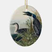 Audubon Bird Loon Diver Classic Keramisch Ornament (Rechts)