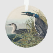 Audubon Bird Loon Diver Classic Ornament (achterkant)