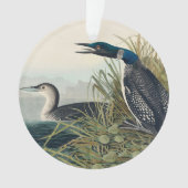Audubon Bird Loon Diver Classic Ornament (voorkant)