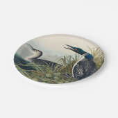 Audubon Bird Loon Diver Classic Papieren Bordje (Gekanteld)