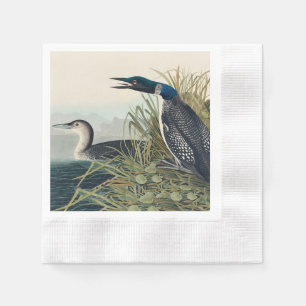 Audubon Bird Loon Diver Classic Servet