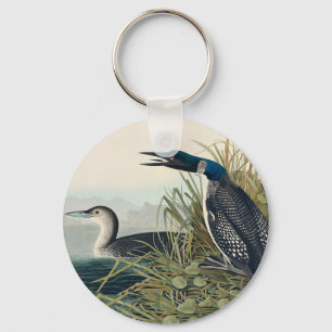 Audubon Bird Loon Diver Classic Sleutelhanger