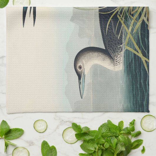 Audubon Bird Loon Diver Classic Theedoek (Gevouwen)