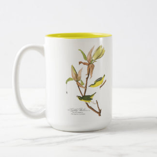 Audubon Bird Mok, Kentucky Warbler, 15 oz. Tweekleurige Koffiemok