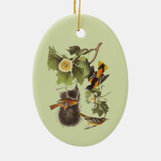Audubon Birds Troupial Vintage Art  Keramisch Ornament