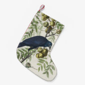 Audubon Black Crow Amerikaanse vogel illustratie Kleine Kerstsok (Voorkant (Hangend))