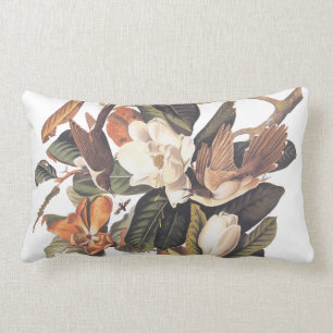 Audubon Black Cuckoo Lumbar Pillow Kussen