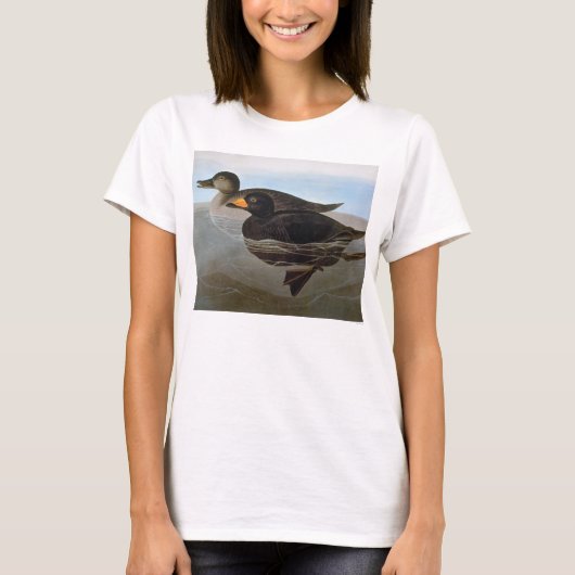 Audubon: Black Scoter T-shirt (Voorkant)