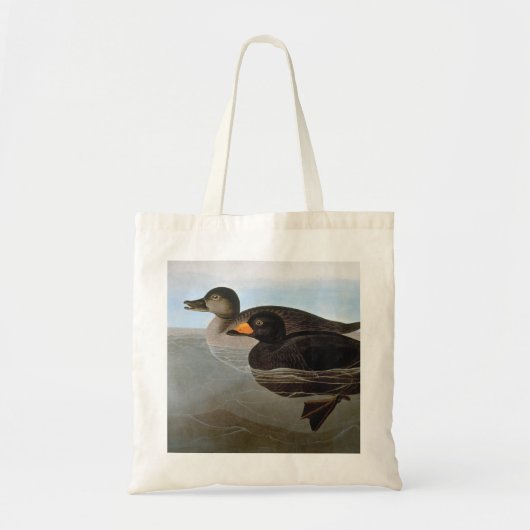 Audubon: Black Scoter Tote Bag (Voorkant)