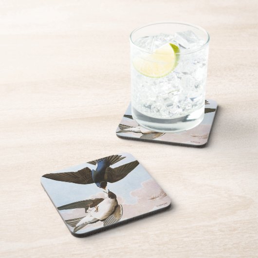 Audubon: Blauwval Drankjes Onderzetter (Rechterzijde)