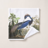 Audubon Blue Heron Bird Wildlife Bath Towel Set Bad Handdoek (Wasdoekje)