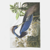 Audubon Blue Heron Bird Wildlife Kitchen Towel Theedoek (Verticaal)