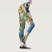 Audubon Blue Jay Birds over Print Leggings (Rechts)