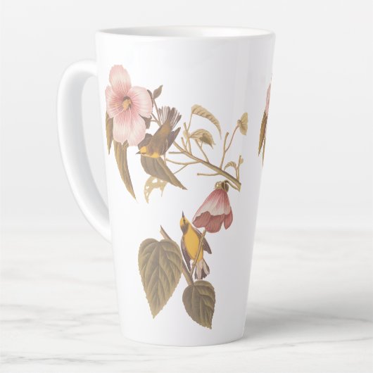 Audubon Blue-Winged Yellow Warbler Latte Mok (Linkerhoek)