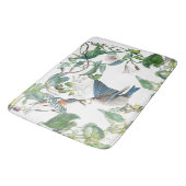 Audubon Bluebird Bird Flowers Bath Mat (Gekanteld)