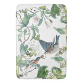 Audubon Bluebird Bird Flowers Bath Mat (Voorkant Verticaal)