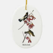 Audubon Bobolink Keramisch Ornament (Voorkant)