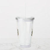 Audubon Bonaparte Flycatcher Songbird en Magnolia Acryl Drinkbeker (Rechts)