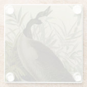 Audubon Canada Goose Wildlife Bird Glazen Onderzetter (Achterkant)