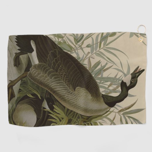 Audubon Canada Goose Wildlife Bird Golfhanddoek (Horizontaal)