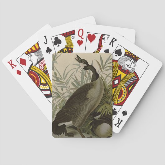 Audubon Canada Goose Wildlife Bird Pokerkaarten (Achterkant)