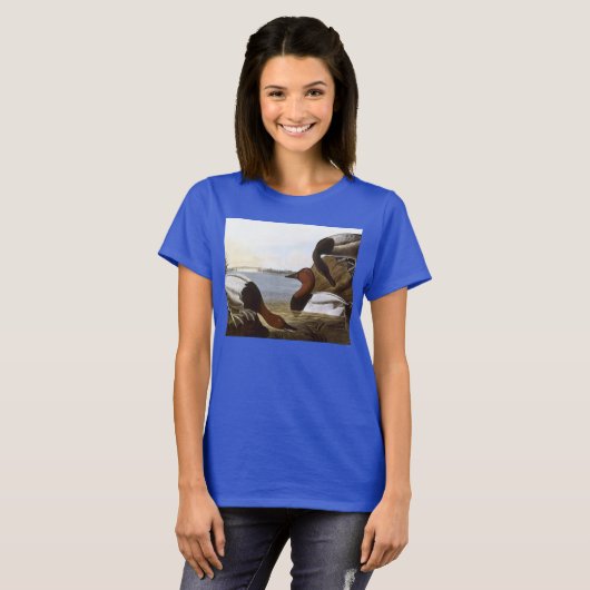 Audubon: Canvasback T-shirt (Voorkant volledig)