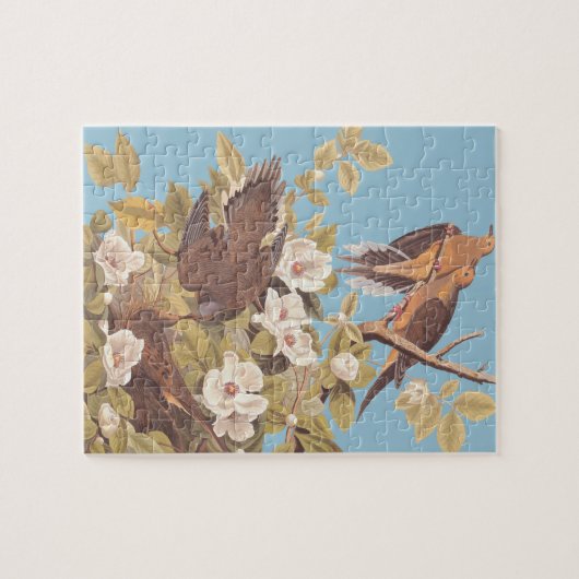 Audubon Carolina Duif of Schildpad Duif Legpuzzel (Horizontaal)