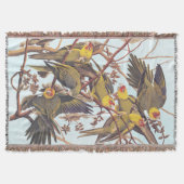 Audubon Carolina Paraket Flock Deken (Voorkant)