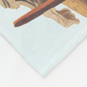 Audubon Carolina Paraket Flock Fleece Deken (Hoek)
