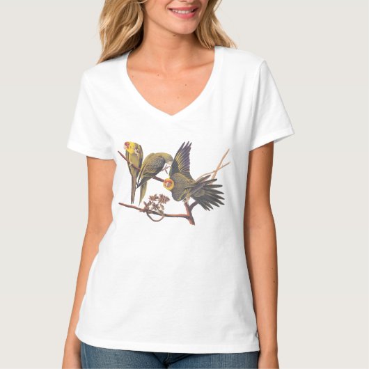 Audubon Carolina Paraket Trio T-shirt (Voorkant)