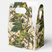 Audubon Carolina Parrot Bird illustratie Bedankdoosjes (Geopend)
