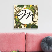 Audubon Carolina Parrot Bird illustratie Canvas Afdruk (Insitu (Woonkamer))