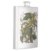 Audubon Carolina Parrot Bird illustratie Heupfles (Rechts)