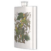 Audubon Carolina Parrot Bird illustratie Heupfles (Links)