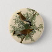Audubon Cedar Waxing Ronde Button 5,7 Cm (Voorkant)