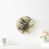 Audubon Cedar Waxing Ronde Klok (Huis)