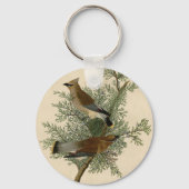 Audubon Cedar Waxing Sleutelhanger (Voorkant)