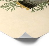 Audubon Cedar Waxwing Bird Poster (Hoek)