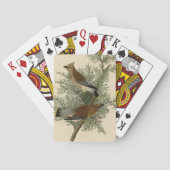 Audubon Cedar Waxwing Bird Speelkaarten (Achterkant)