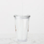 Audubon Cedar Waxwing Songbird in Juniper Acryl Drinkbeker (Rechts)