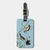 Audubon: Chickadee Bagagelabel (Voorkant verticaal)